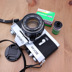 Canon EX AUTO QL của nhãn hiệu cơ khí máy phim SLR máy ảnh 50 1.8 ống kính đặt máy để gửi phim Máy quay phim