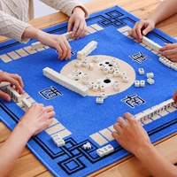 Mahjong thương hiệu nhỏ hộ gia đình còng tay mạt chược nhỏ gói ký túc xá nhỏ với bảng phim hoạt hình du lịch trẻ em cầm tay chim sẻ - Các lớp học Mạt chược / Cờ vua / giáo dục bo co vua