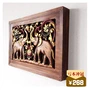 Mới đôi voi tinh khiết gỗ rắn chạm khắc hộp bìa hộp sơn trang trí retro Đông Nam Á cổng điện hộp chìa khóa - Cái hộp hộp gỗ quà tặng
