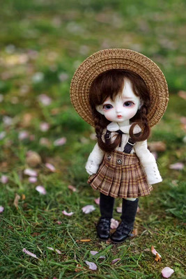 taobao agent Bjd eight -point straw hat luts Alice straw hat BJD1/8LATI straw hat painting mirror eight -point straw hat