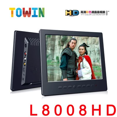 Tuwei L8008HD HD Monitor 8 -INCH LCD -дисплей Mini Small LCD -телевизор для отправки кабеля VGA