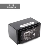 Fansai FD-D58 pin nhỏ máy ảnh kỹ thuật số DV pin 6600 mAh Samsung pin phụ kiện máy ảnh balo máy ảnh chống nước