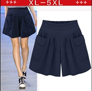 Mùa hè cộng với phân bón XL quần short chân rộng của phụ nữ béo mm200 kg quần thun rộng