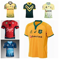 Quần áo bóng bầu dục Úc đội tuyển quốc gia 2017-18 new rugby jersey quần áo bóng đá áo thun chơi bóng bầu dục