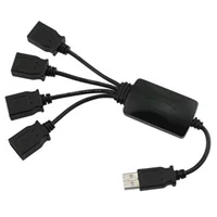 Trung tâm máy tính bạch tuộc trung tâm usb bốn cổng một cho bốn 1 kéo 4 mở rộng giao diện usb xốp bên ngoài - USB Aaccessories cáp sạc usb type c