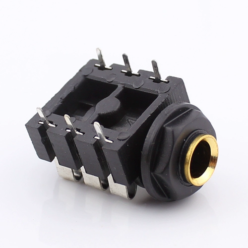 Весь сваренный лист 6,35 сиденья 6,5 Микрофон Прямой гнездо аудио аудио аудио двухканальный пластиковый кузнечный рот во рту