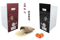 Японский вишневый цвет встроенный шкаф из нержавеющей стали рисовой шкаф рисовой шкаф может измерить рисовое зеркало зеркальное шкаф для рисового цилиндра без доставки