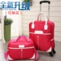 Hàn quốc phiên bản của xe đẩy túi túi du lịch nữ công suất lớn sinh viên xách tay trường hợp xe đẩy túi du lịch ngắn-hành lý từ xa bun mẹ gói túi kéo du lịch