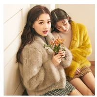 2018 mới của Hàn Quốc phiên bản của áo khoác lông cao quý thời trang nữ tính khí giả con cáo lông lông áo ngắn áo phao parka nữ