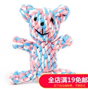 Tạo kiểu bông sợi dây thừng - dệt panda pet dog bông sợi dây thừng đồ chơi dệt động vật
