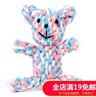 Tạo kiểu bông sợi dây thừng - dệt panda pet dog bông sợi dây thừng đồ chơi dệt động vật tháp đồ chơi cho mèo