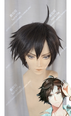 taobao agent Mysterious messenger juminhan natural brown black fluffy fluffy fluffy and short hair fixed cos wigs