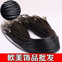 Модная базовая гипоаллергенная цепочка, черная осветляющая краска для волос, ожерелье из шнура, ювелирное украшение, аксессуар, Южная Корея