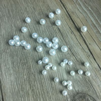 taobao agent 3mm 4mm 6mm Bringing hole mini pearl DIY material handmade baby jacket bauch bjd doll necklace