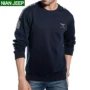 NIAN JEEP Jeep Shield flagship store chính thức áo thun dài tay nam thể thao và giải trí chạm đáy áo len cổ tròn áo khoác nam hoodie