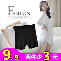 Phụ nữ mang thai xà cạp shorts mùa hè phần mỏng ren an toàn quần chống ánh sáng mùa hè phương thức bông dạ dày lift quần mùa hè quần bầu thời trang