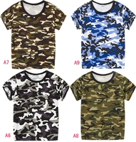 Ngụy Trang của trẻ em Nam Giới và Phụ Nữ Ngụy Trang Ngắn Tay Áo T-Shirt Ngắn Tay Áo Tops Trẻ Em Lớn của Quân Đồng Phục Mùa Hè Trại Trang Phục thời trang bé gái