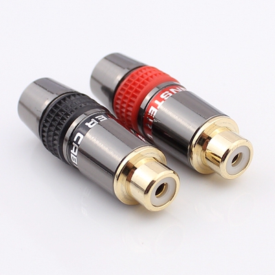Змея King Gold Lotus Mother Plug Rca Mother Plug Audio Connect Lotus Plug Av Video Terminal
