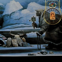 Тибет красные снежные плато, папа, переключатель на молитвенные масляные картины фотографии, тибетские характеристики декоративные висящие нарисованные фрески