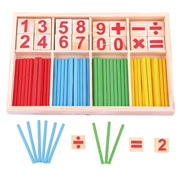 Trẻ em mới của trường tiểu học toán học thanh kỹ thuật số mẫu giáo đồ chơi khác toán học hỗ trợ giảng dạy đếm số lượng của bé