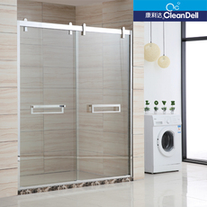 Душевой экран 康利达旗舰店可全屋定制淋浴房简易房一字屏风整体卫浴浴室卫生间