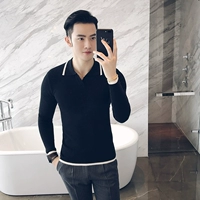 2017 áo len nam Hàn Quốc mỏng trai đẹp trai thời trang nam cao cấp