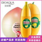 Kem dưỡng ẩm tay trái cây Boquanya Ba kết hợp Peach Mango Giữ ẩm tay chăm sóc không nhờn