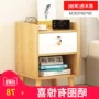 Không có cửa 40 CM fiberboard đơn giản nội thất hiện đại tủ đầu giường locker óc chó ngăn kéo tủ hẹp tủ đầu giường tủ nhựa quần áo