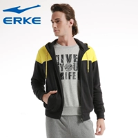 Hongxing Erke chính thức đích thực toàn diện đào tạo quần áo áo len trùm đầu của nam giới áo len thể thao 11214314527 áo len cổ tim