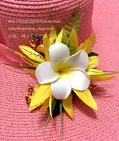 Гавайская трава танцует с головой головы цветочного пляжа, пляжа, шалфея цветочные аксессуары для волос