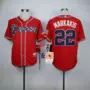 Bóng chày Jersey MarkAKIS 22 SMOLTZ 29 # 3 10 # Atlanta Cuộc thi chiến binh Braves - Thể thao sau bộ thể thao lining nam