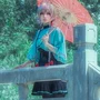 [Thế giới cát] Luo Tianyi cos tóc giả Luo Tianyi Đồng phục mưa tháng ba Quần áo cosplay - Cosplay cosplay zenitsu