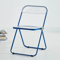 Прозрачный стул темно -синий коробка прозрачный цвет