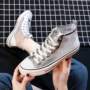 Giày lưới nữ cao thoáng khí lưới 2019 da mới Phiên bản Hàn Quốc của sinh viên hoang dã thể thao giày trắng - Giày cao gót giày boot nữ chính hãng