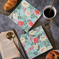 Новый западный ресторан с высокой цветной печатью полотенце полотенце.