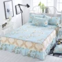 Cotton 1.8 by 2x2.2m m 2.0 bảo vệ 1 5 5 8 1.8m giường ngủ đặt giường ngủ bốn mảnh ga giường viền ren