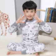 Bộ đồ ngủ của Qiuyi Qiuku cho trẻ em Bộ đồ lót bé gái bằng vải bông cho bé trai - Quần áo lót