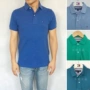 Jiuwei đích thực mua toàn cầu Tommy Hilfiger cotton nam màu rắn tay ngắn Áo sơ mi Polo hai áo phông polo