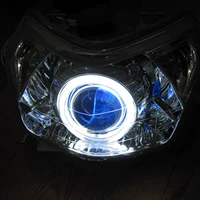 Sundiro Kawasaki 175 XDZ175 SK175 siêu bóng 175 đèn pha xenon ống kính thiên thần lắp ráp mắt - Đèn HID xe máy đèn pha xe máy dream
