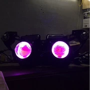 Yamaha R1 12 13 14 YZF-R1 lắp ráp đèn pha Xenon đôi ống kính thiên thần mắt quỷ - Đèn HID xe máy