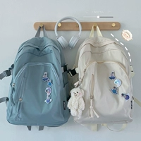 Брендовый японский вместительный и большой школьный рюкзак, сумка через плечо, в корейском стиле, простой и элегантный дизайн, подходит для студента