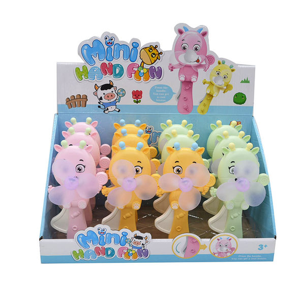 Мультфильм про животных форма Портативный мини вентилятор Ручка рука вентилятора вручную рука малый вентилятор