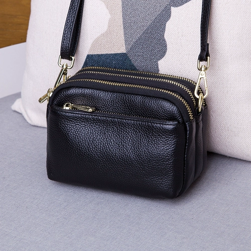 Маленькая небольшая сумка, модная универсальная сумка через плечо, сумка на одно плечо, из натуральной кожи