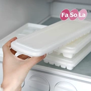 Nhật Bản FaSoLa nhà sản xuất nước đá chính hãng rượu uống nước đá hộp khuôn hộp đá với nắp khay đá - Tự làm khuôn nướng