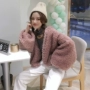 Mùa xuân và mùa thu Áo cardigan mới Thời trang Hàn Quốc Chic Ấm áp Loose Thin Solid Màu dài tay áo ngắn Học sinh áo măng tô nữ