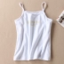 Cổ điển hoang dã Mỏng mỏng cotton màu đen đáy vest ngắn trắng nhỏ dây đeo nữ A802-806 Áo ba lỗ