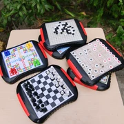 Trẻ em Qi từ tính bay đôi đấu trường năm con cờ vua cha mẹ con cờ bàn đồ chơi trò chơi bay cờ vua máy tính để bàn