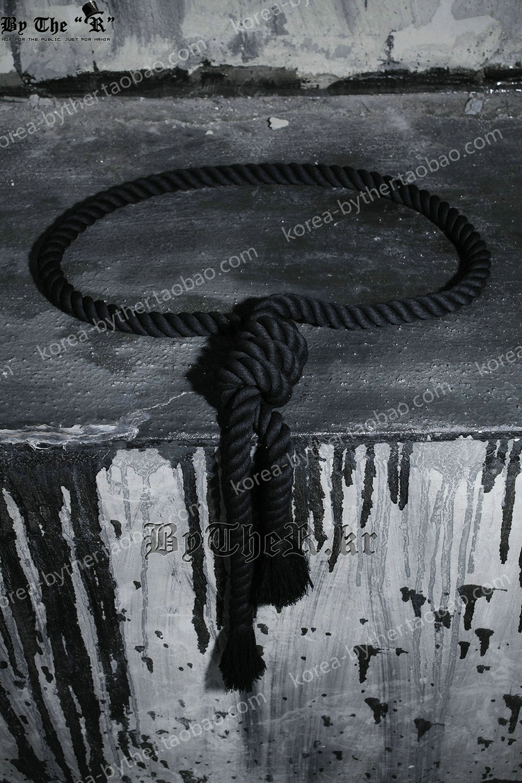Blackthe republic of korea Purchasing agent ByTheR Trendy man new pattern  trend belt Waist chain Waist rope