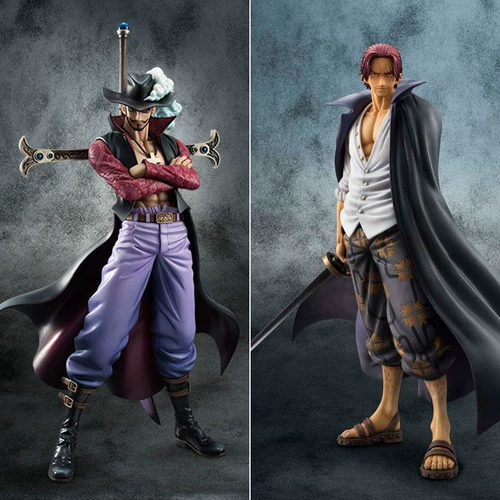 One Piece Pop Big Bear Acesha Crocodile Император красно -подготовленный орлиной глаз Luffy Yellow Ape Модель модели