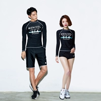 Bộ đồ lặn Hàn Quốc cặp đôi mẫu chống nắng dài tay giảm béo bụng cỡ lớn lướt quần áo sứa quần áo chia áo tắm thể thao - Vài đồ bơi 	đồ đi biển đôi hà nội
